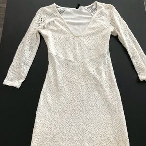 White lace dress